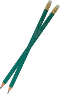 Lapis Preto Leoleo C/borracha  Hb Sextavado Leonora Verde