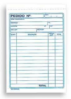 Bloco Pedido 10068 Pequeno Multivias 1V Sd 50Fls 1/36 10X14Cm
