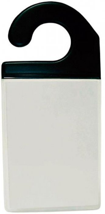 Cracha Automotivo C/gancho Preto/azul  9X13  Pct/10