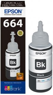 Cartucho Epson Ecotank Refil T6641 Preto (Avulso) Original