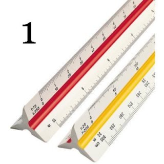 Escalimetro Triangular Metric 30Cm  Tris/leonora