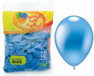 Balao Sao Roque  Azul Turquesa  7   Pct/50