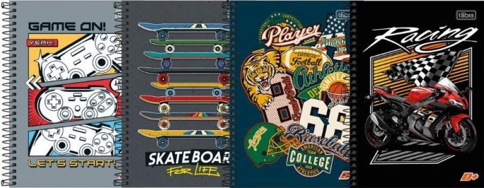 Caderno Cd Univ 1 Mat  96 Fls D+ Masc  Tilibra