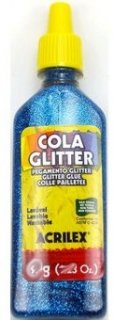 Cola Gliter Azul 204 Acrilex 35 Gr