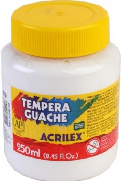 Guache *acrilex 250Grs Branco Ref.519