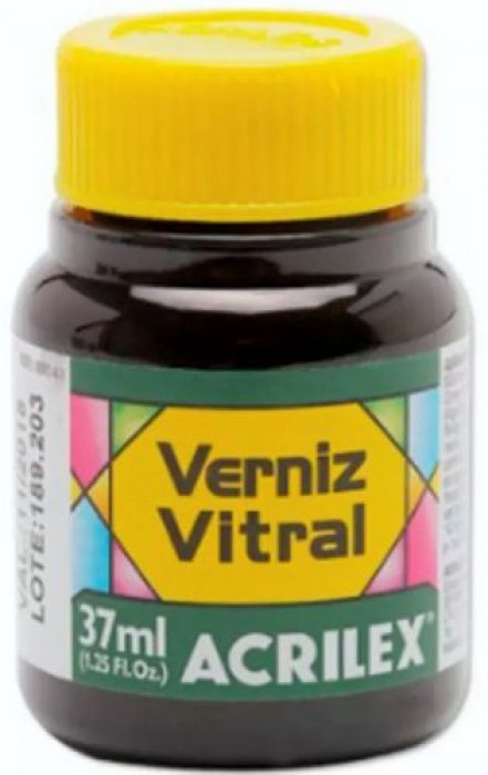 Verniz Vitral Verde 510  37Ml  Acrilex