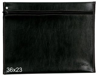 Malote *6037Pr C/ziper/ilhos Cost.gde  36X23  Dac