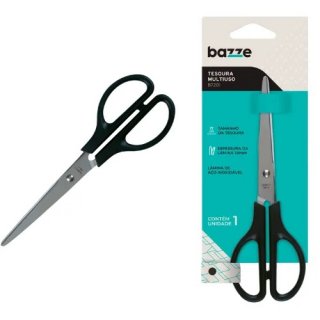 Tesoura Bazze 17Cm B7201 Preta