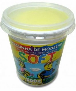 Massa Modelar Soft 500Gr Amarelo Limao/102 Acrilex