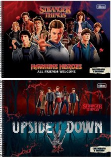 Caderno Desenho Cd 80F Stranger Things  Tilibra