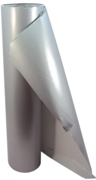 Bobina Papel Presente Prata 60Cm X 100Mt X 4Kg