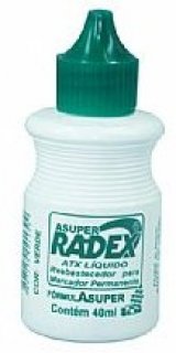 Tinta Marcador Permanente/atomico *radex* Verde 40Ml  -  213