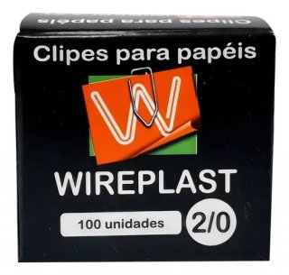 Clips *caixa Peq. 2/0 ***c/100*** Wireplast