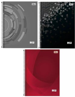 Caderno Cd Univ 10 Mat  Zip Pt/az/vm/cz  Tilibra