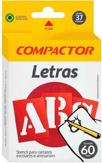 Gabarito Letras Abc C/numeros *60Mm* Compactor