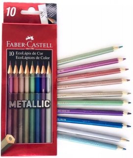 Lapis Cor Faber Metalico 120410G  10 Cores