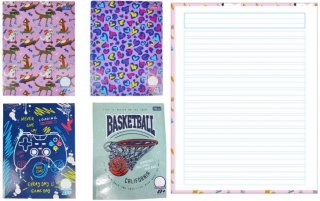 Caderno Cd Caligrafia 40Fls Cost D+ Sortido Tilibra 187X245