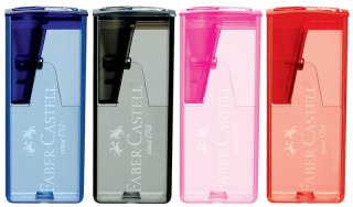 Apontador Faber C/deposito Cristal - 125Lvzf