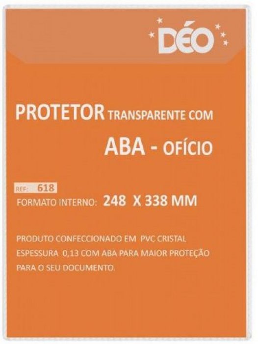 Plastico Transp R.618 C/tampa 248X338 Deo