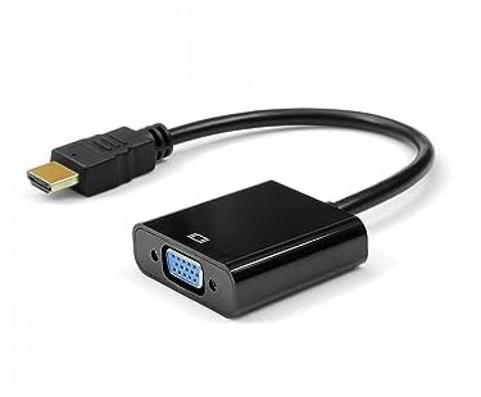 Cabo Conversor Hdmi Macho X Vga Femea Adp-Hdmivga10Bk Plus Cable
