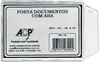 Carteira Documento 65X90  Acp  **unidade**