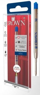 Carga Caneta Parker Crown Azul
