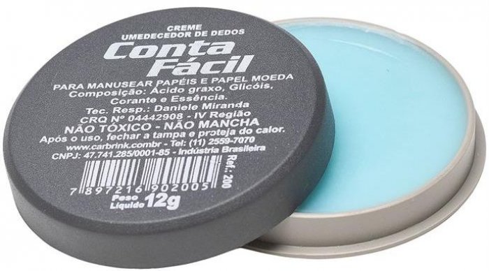 Molha Dedo 12Gr Carbrink Conta Facil