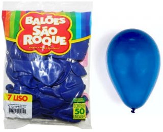 Balao Sao Roque  Azul Cobalto Escuro   7   Pct/50