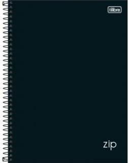 Caderno Cd Univ 1 Mat   **zip Capa 3673 **preta  Tilibra