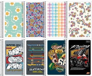 Caderno Flex 48 Fls Esp. Peq. 1/4 D+ Tilibra