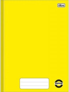 Caderno Cd Univ Cost 80 Fls *amarelo Pepper Tilibra