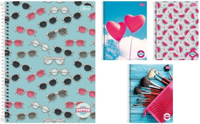 Caderno Cd Univ 10 Mat  Pepper Fem Tilibra