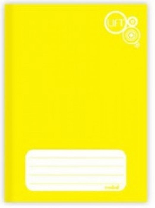 Caderno Cd 80 Fls Cost Peq 1/4 *amarelo Pepper  Tilibra