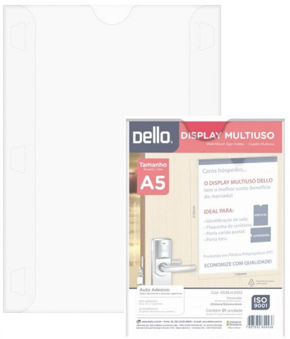 Display Multiuso Polip.** A5 ** Cristal - Dello  0535.h.0012