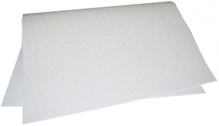 Eva  Folha  *estampa Gliter Branco  9740/4937