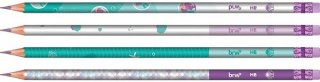 Lapis Preto Brw Sea C/borracha Hb Redondo