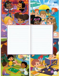 Caderno Cd Caligrafia 40Fls Sapeca Fem  Tilibra