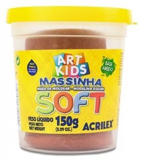 Massa Modelar Soft 150Gr Chocolate/814 Acrilex