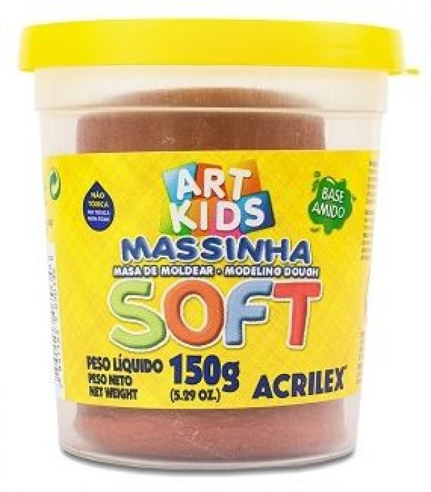 Massa Modelar Soft 150Gr Chocolate/814 Acrilex