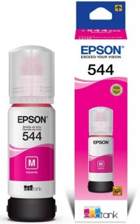 Cartucho Epson Ecotank Refil T5443 Magenta (Avulso) Orig. 65Ml
