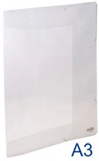 Pasta Aba Poliprop. A3 Cristal  Top Line  0266.h  Dello