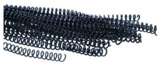 Espiral 09Mm Pct/100 - P/50 Fls - Preto