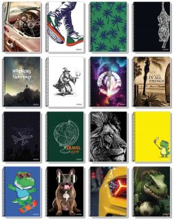 Caderno Cd 96Fls Esp Peq 1/4  Pauta Branca Rox 524781