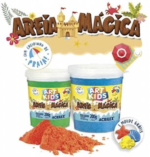 Areia Magica 200Gr Art Kids Acrilex 05912 Cor Sortida