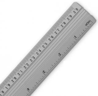Regua ***aluminio*** 30Cm   Futuro  Fe132201