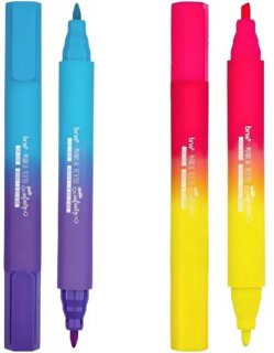 Caneta Lumicolor * Brw Double Infinity Gigante Az/rx/am/rs  Ca2103