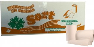 Papel Toalha Rolo 200Mt Sort.lar. *extra Luxo* 28Gr 6Kg Cx/6 100%cel.