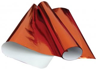 Papel Laminado  Vermelho  48X60