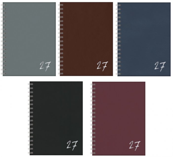 Agenda 2027 Redoma Diamante Classica Semanal Espiral R551Sort 170X240 Sort