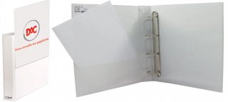 Fichario 4 Argolas 4750 Acp *branco* Lb 7,5Cm Of Personalizavel